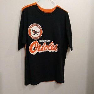 Vintage 1980s - 2 Tone Baltimore Orioles Short Sleeve T-shirt Size Large Used G